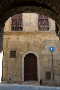 Volterra, Pisa eyaletinin ortaçağ şehri, Toskana, İtalya