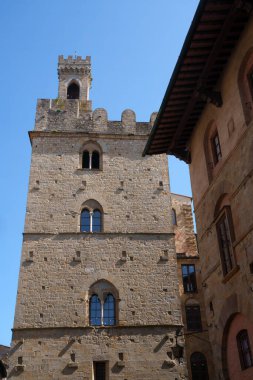 Volterra, Pisa eyaletinin ortaçağ şehri, Toskana, İtalya