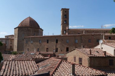 Volterra, Pisa eyaletinin ortaçağ şehri, Toskana, İtalya