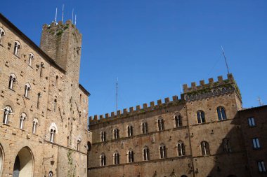 Volterra, Pisa eyaletinin ortaçağ şehri, Toskana, İtalya