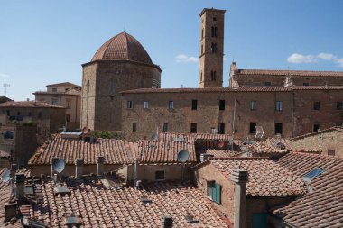 Volterra, Pisa eyaletinin ortaçağ şehri, Toskana, İtalya