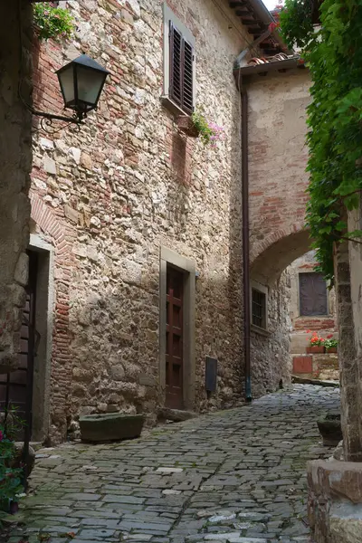 Montefioralle Village Médiéval Chianti Province Florence Toscane Italie — Photo