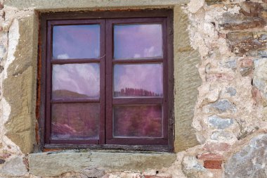 Brolio, Siena bölgesindeki tarihi köy, Tuscany, İtalya