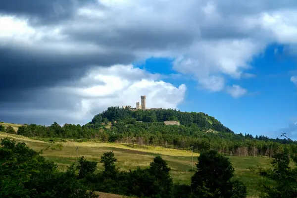 Toskana kırsalında Radicofani yakınlarında, Siena, Toskana, İtalya