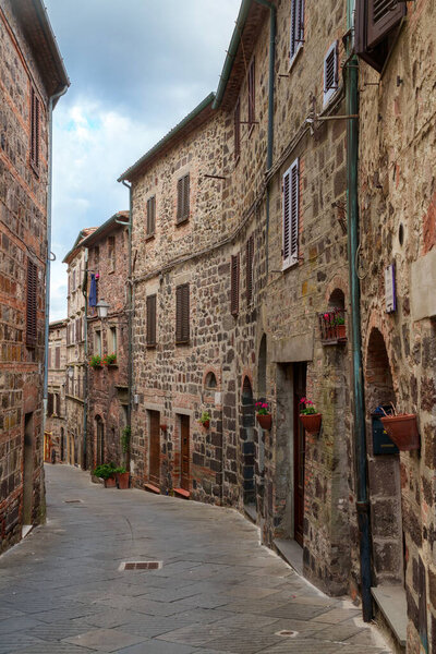 Radicofani, historic town in Siena province, Tuscany, Italy