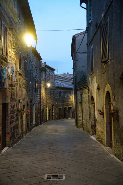 Radicofani, historic town in Siena province, Tuscany, Italy