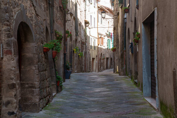 Abbadia San Salvatore, historic town in Siena province, Tuscany, Italy