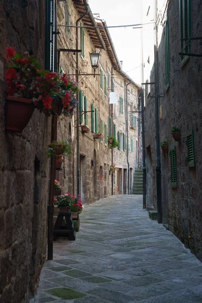 Abbadia San Salvatore Historic Town Siena Province Tuscany Italy Stock Image