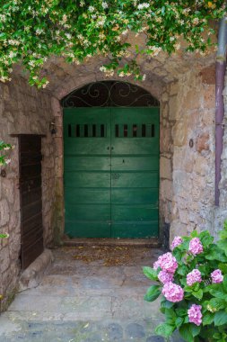 Sorano, Grosseto 'nun tarihi bir kasabası, Toskana, İtalya