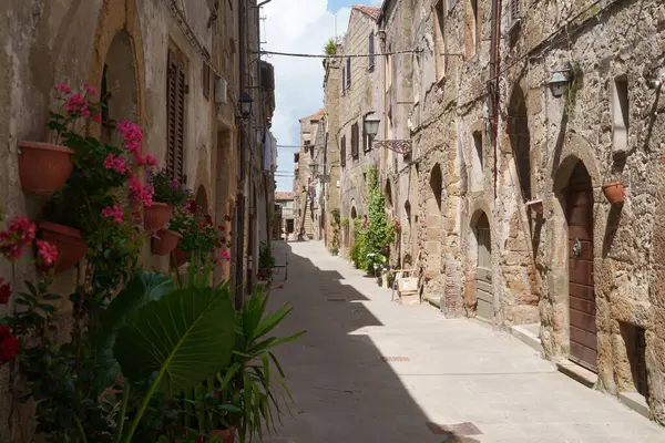Pitigliano Historic Town Grosseto Province Tuscany Italy Stock Picture