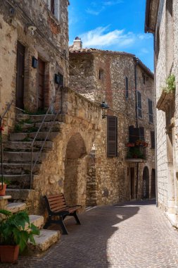 Montecchio, Terni 'nin eski bir kasabası, Umbria, İtalya