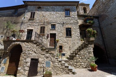 Montecchio, Terni 'nin eski bir kasabası, Umbria, İtalya