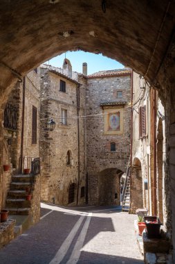 Montecchio, Terni 'nin eski bir kasabası, Umbria, İtalya
