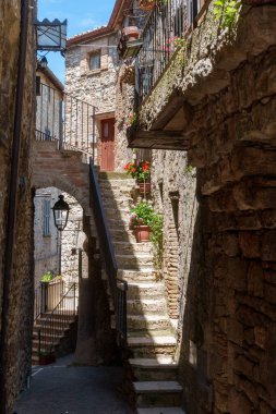 Montecchio, Terni 'nin eski bir kasabası, Umbria, İtalya