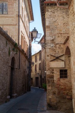 San Gemini, Terni 'deki eski kasaba, Umbria, İtalya