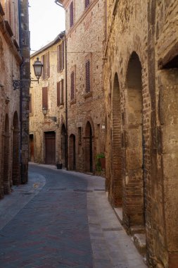 San Gemini, Terni 'deki eski kasaba, Umbria, İtalya