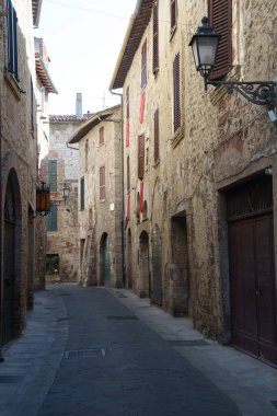 San Gemini, Terni 'deki eski kasaba, Umbria, İtalya