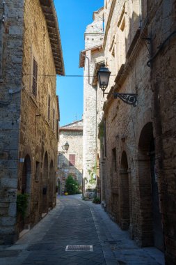 San Gemini, Terni 'deki eski kasaba, Umbria, İtalya
