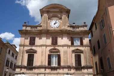 Spoleto, Perugia ili, Umbria, İtalya 'nın tarihi binaları