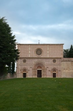 Santa Maria di Collemaggio Kilisesi L Aquila, Abruzzo, İtalya