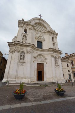 L Aquila Duomo 'nun dışı, Abruzzo, İtalya