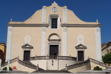 Cerreto Sannita 'nın tarihi kilisesi, Benevento ili, Campania, İtalya