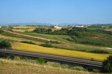 İtalya 'nın Benevento eyaletinin Sannio kentindeki kırsal alan.