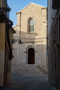 Potenza, Basilicata, İtalya 'nın tarihi binalarının dışında.
