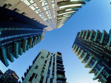 Modern buildings at Porta Nuova in Milan, Lombardy, Italy
