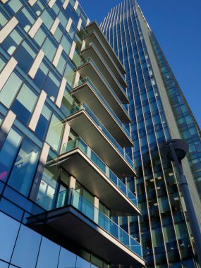 Modern buildings at Porta Nuova in Milan, Lombardy, Italy