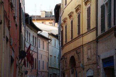 Foligno, Perugia, Umbria, İtalya 'nın tarihi binaları