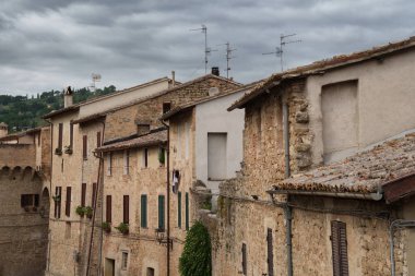 Bevagna, Perugia, Umbria, İtalya 'nın tarihi binaları