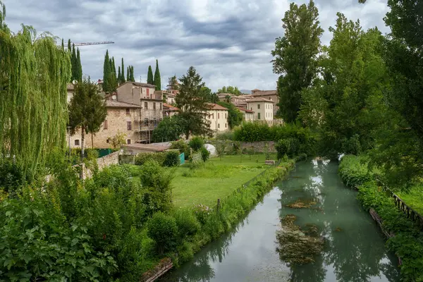 Bevagna, Perugia, Umbria, İtalya 'nın tarihi binaları