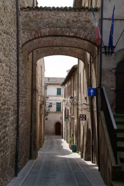 Bevagna, Perugia, Umbria, İtalya 'nın tarihi binaları