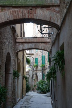 Bevagna, Perugia, Umbria, İtalya 'nın tarihi binaları