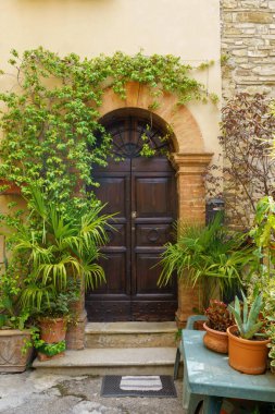 Bevagna, Perugia, Umbria, İtalya 'nın tarihi binaları
