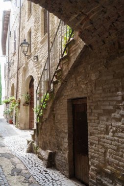 Bevagna, Perugia, Umbria, İtalya 'nın tarihi binaları