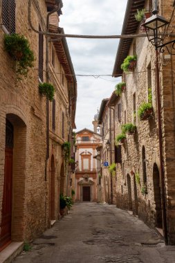 Bevagna, Perugia, Umbria, İtalya 'nın tarihi binaları