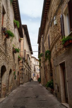 Bevagna, Perugia, Umbria, İtalya 'nın tarihi binaları