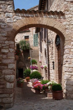 Spello, Perugia eyaletinin tarihi binaları, Umbria, İtalya