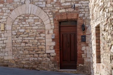 Corciano, Perugia eyaletinin ortaçağ köyü, Umbria, İtalya
