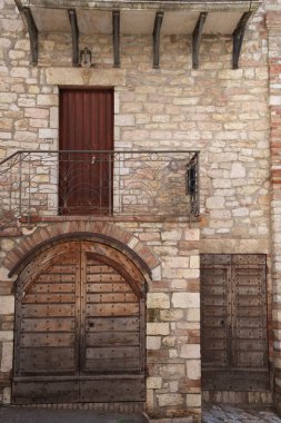 Corciano, Perugia eyaletinin ortaçağ köyü, Umbria, İtalya