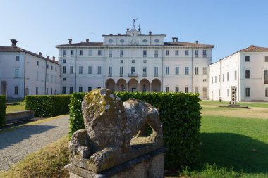 Lodi ili Orio Litta 'da tarihi konak Lombardiya, İtalya