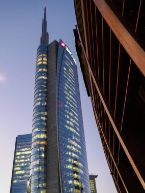 Modern buildings at Porta Nuova in Milan, Lombardy, Italy