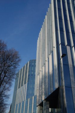 Milan, Lombardy, Italy: modern buildings along via Faravelli