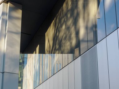 Milan, Lombardy, Italy: modern buildings along via Faravelli