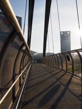 Modern buildings at Portello Park in Milan, Lombardy, Italy