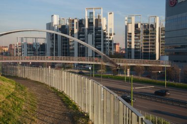Modern buildings at Portello Park in Milan, Lombardy, Italy