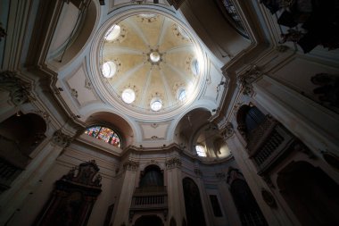 Interior of San Bernardino alle Ossa church in Milan, Lombardy, Italy clipart