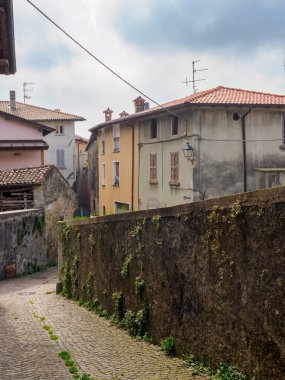 Villa Vergano, Lecco eyaletinin eski bir köyü, Lombardy, İtalya